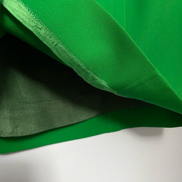 Vintage Kelly Green Celine Skirt with Gold Buttons - Picture 12 of 14